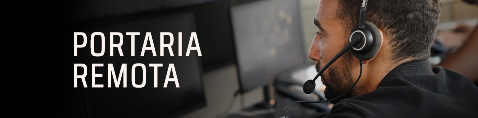 Banner empresa V8 monitoramento portaria remota - Bertioga Tem